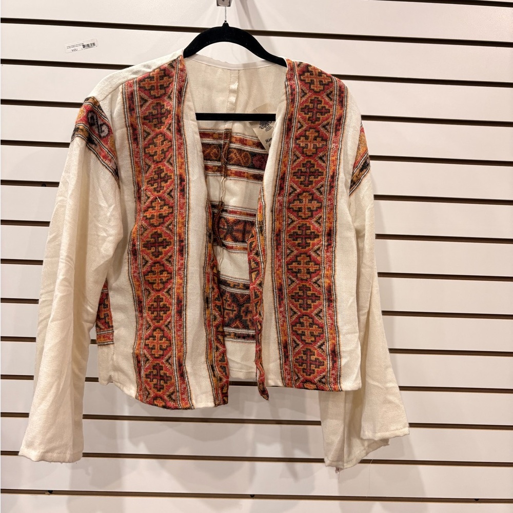 Colorful Geometric Pattern Cardigan - Picture 7 of 13